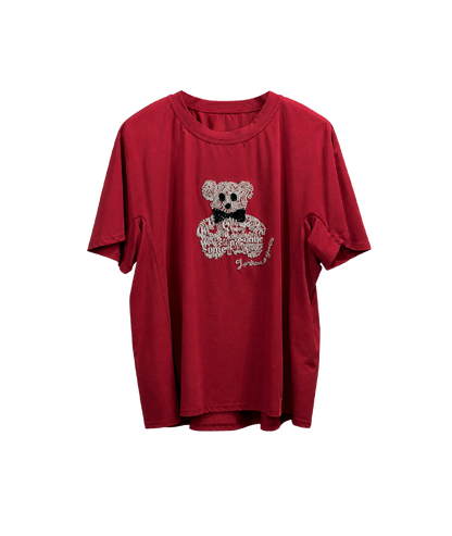 エンブロイダリーベア プリントTシャツ