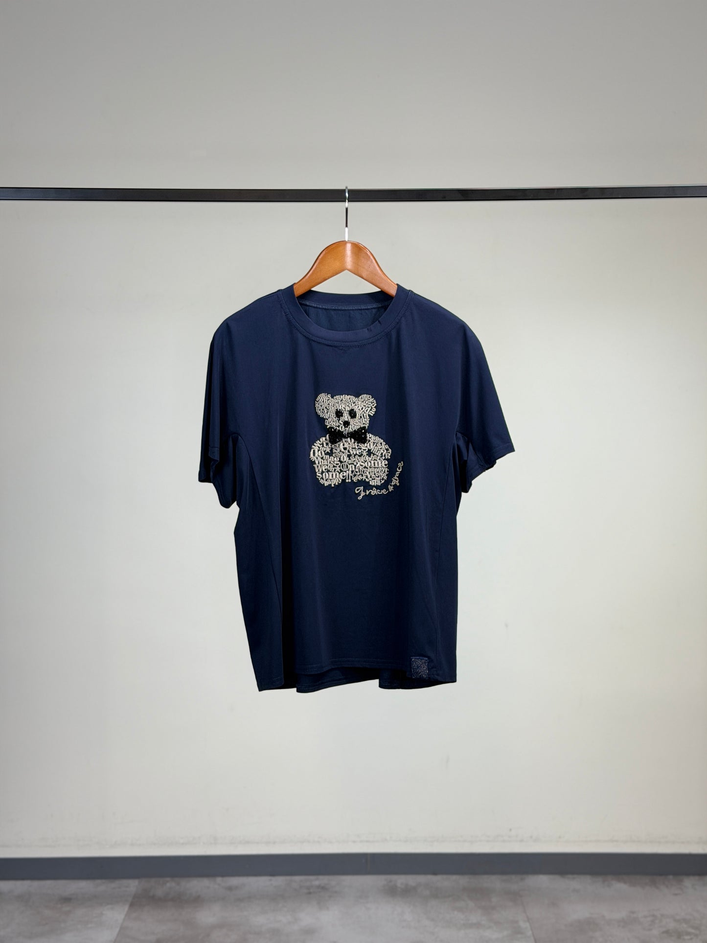 エンブロイダリーベア プリントTシャツ