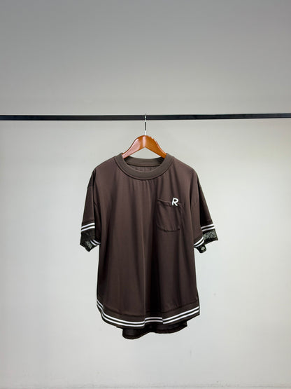 ラインアクセント ロゴTシャツ