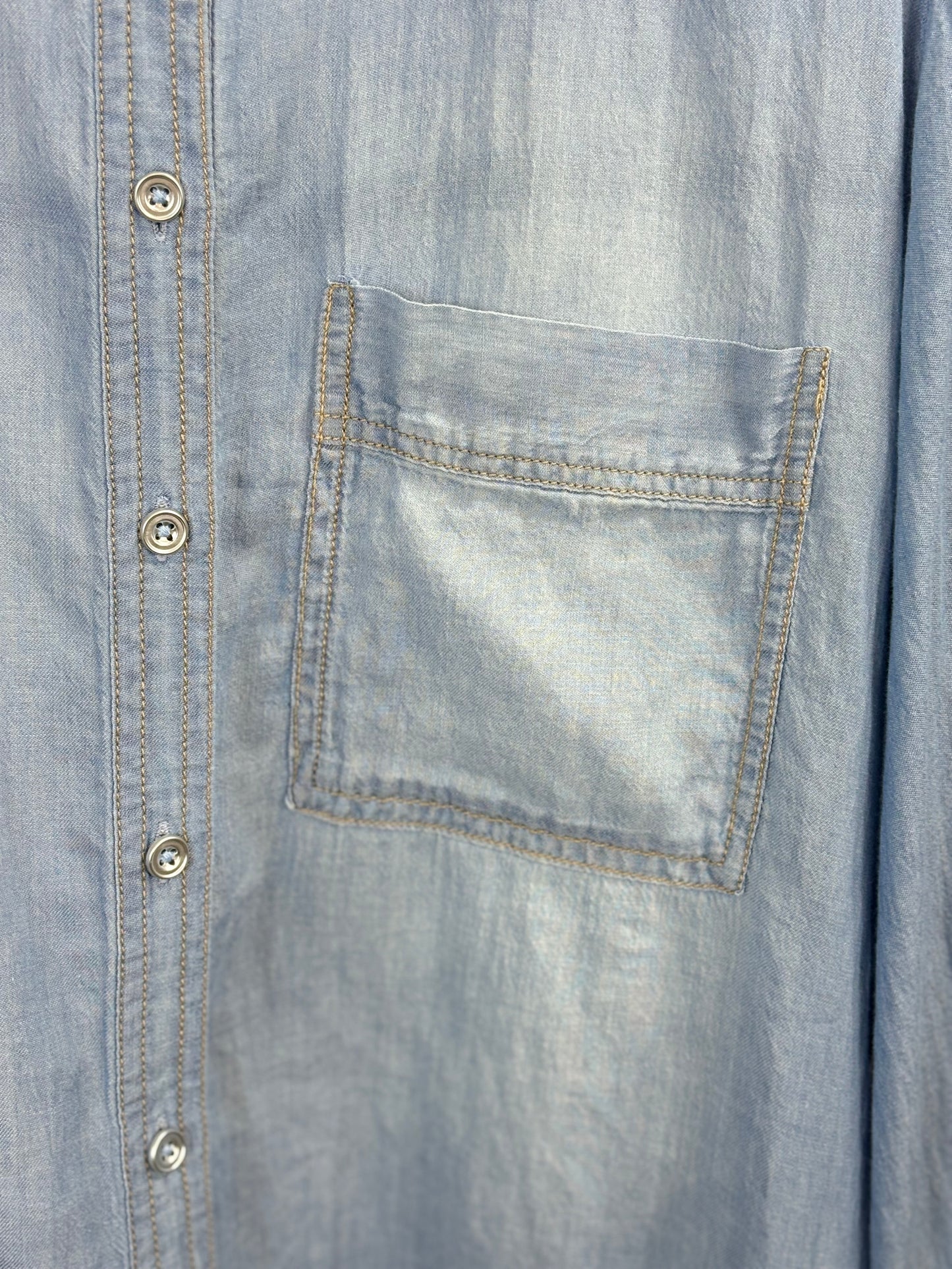 2WAYシルエットデニムシャツ