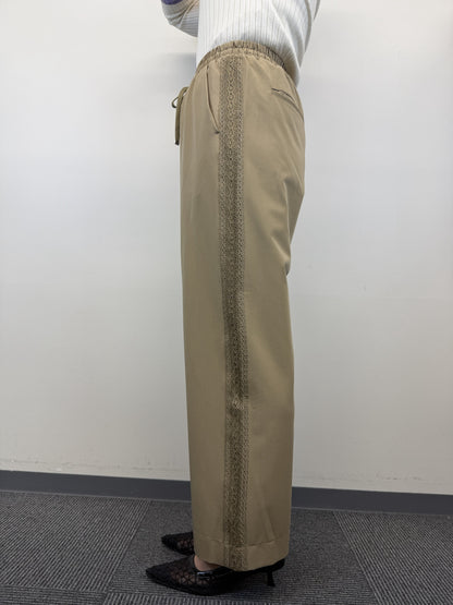 <SET UP>サイドレースアクセントストレッチパンツ