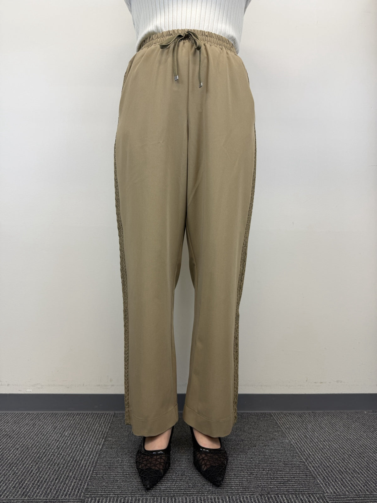<SET UP>サイドレースアクセントストレッチパンツ
