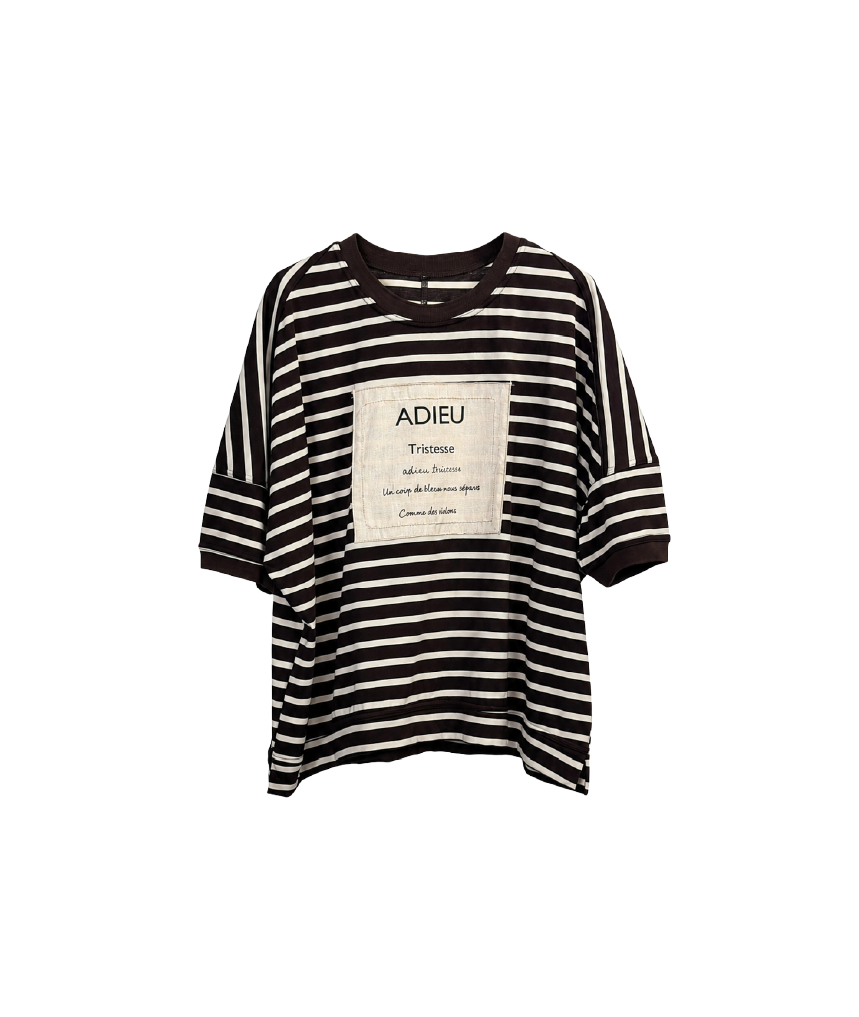 ロゴパッチTシャツ